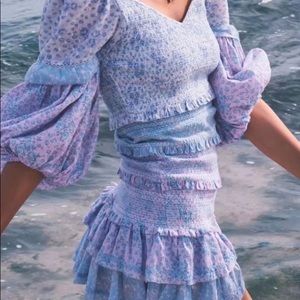 Tiered Ruffle Mini Dress